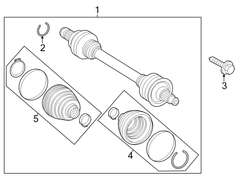 Axle Assembly Diagram for 297-350-07-02