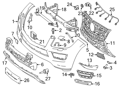 Bezel Diagram for 166-884-53-22