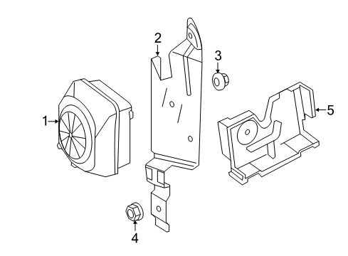 2013 Mercedes-Benz ML350 Alarm System Diagram