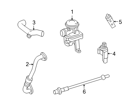 2011 Mercedes-Benz ML63 AMG Emission Components Diagram