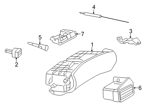 2012 Mercedes-Benz SL63 AMG Glove Box Diagram