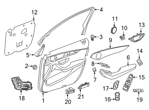 2019 Mercedes-Benz GLC63 AMG S Heated Seats Diagram 1