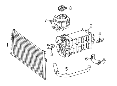 2017 Mercedes-Benz G63 AMG Intercooler Diagram