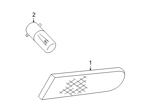 2002 Mercedes-Benz C230 Bulbs Diagram 1