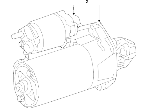 2022 Mercedes-Benz E350 Starter Diagram 2