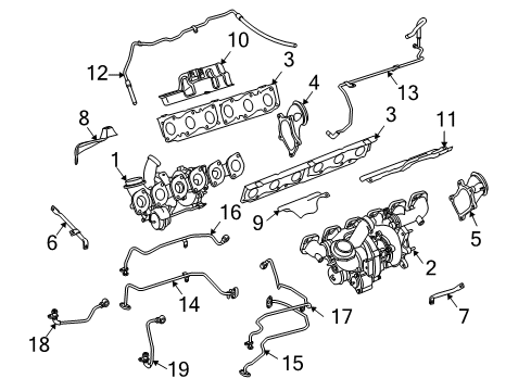 2009 Mercedes-Benz S65 AMG Turbocharger Diagram