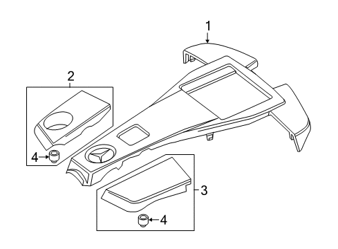 2016 Mercedes-Benz GLE63 AMG S Engine Appearance Cover Diagram 2