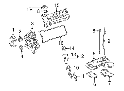 2007 Mercedes-Benz CLK63 AMG Filters Diagram 2