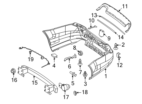 Bumper Cover Diagram for 216-880-32-71