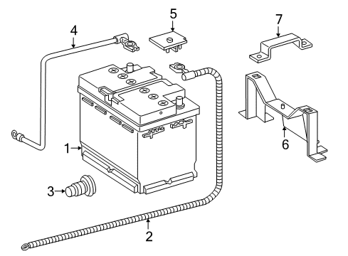 2008 Mercedes-Benz G500 Battery Diagram