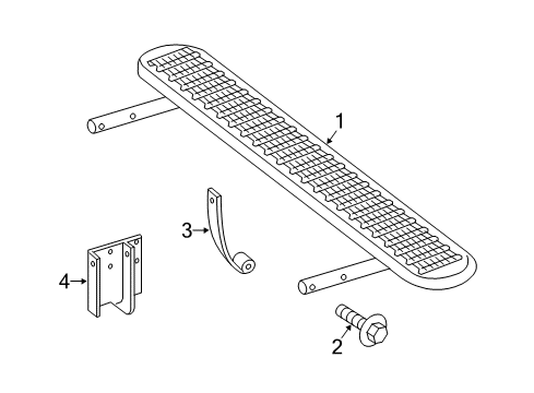 2017 Mercedes-Benz Sprinter 2500 Step Assembly Diagram 2