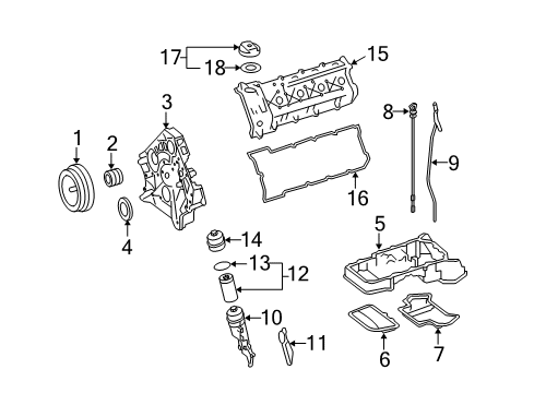 2010 Mercedes-Benz C63 AMG Filters Diagram 2