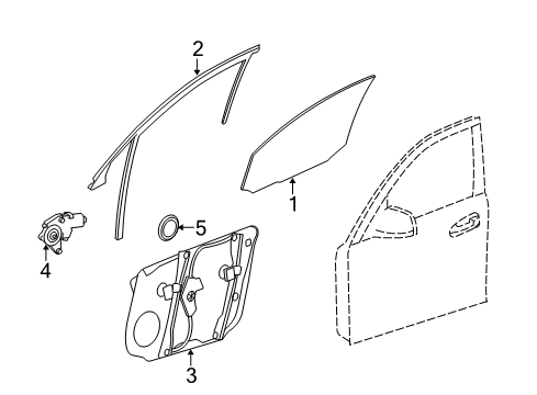 2014 Mercedes-Benz C250 Front Door, Electrical Diagram 4