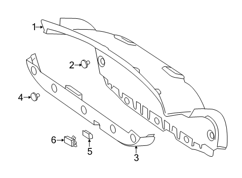 2022 Mercedes-Benz A220 Interior Trim - Trunk Diagram