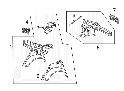 2023 Mercedes-Benz S500 Inner Structure  Diagram