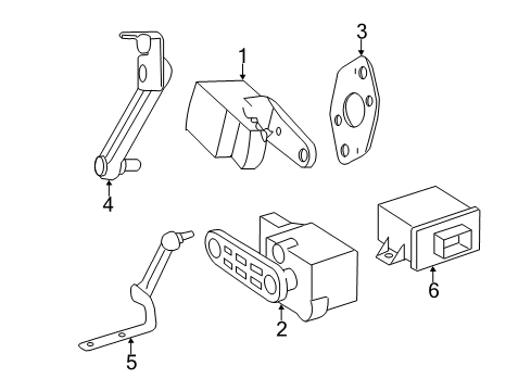 2011 Mercedes-Benz R350 Electrical Components Diagram 5