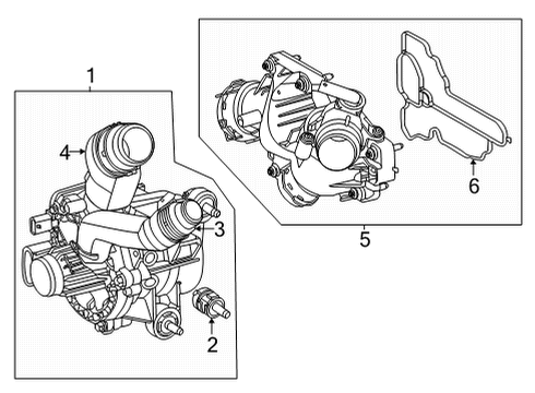 2023 Mercedes-Benz C300 Water Pump