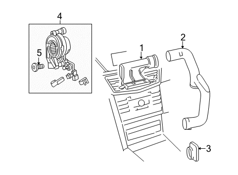 2014 Mercedes-Benz E550 Ducts Diagram 2