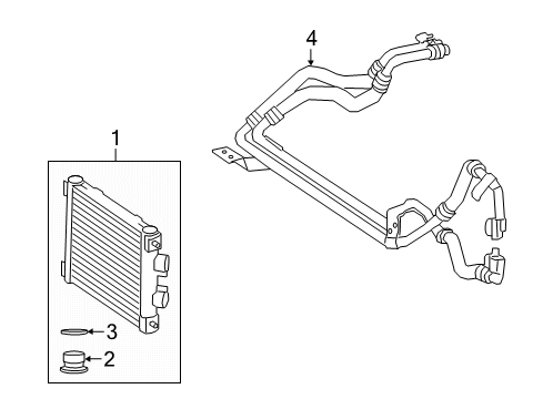 2022 Mercedes-Benz G63 AMG Engine Oil Cooler Diagram