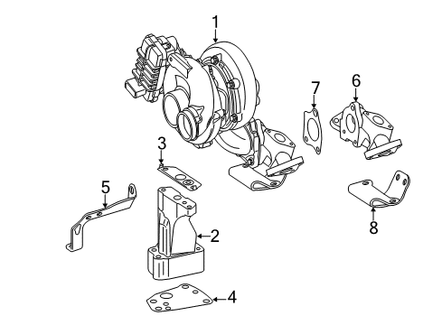 2010 Mercedes-Benz R350 Turbocharger Diagram