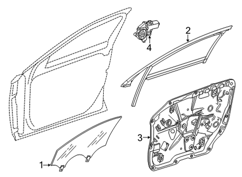 2023 Mercedes-Benz S580e Rear Door - Electrical Diagram 1