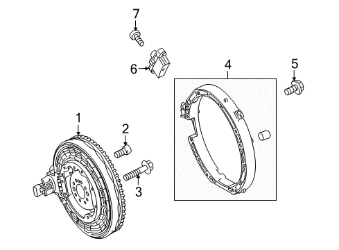 Stator Bolt Diagram for 007-990-51-04