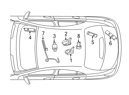 2014 Mercedes-Benz CLA250 Antenna & Radio Diagram