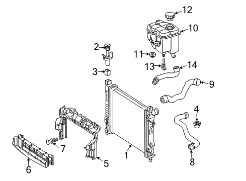 Lower Baffle Diagram for 209-500-00-16