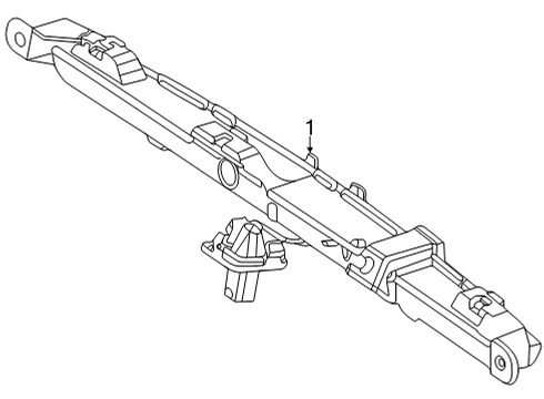 2021 Mercedes-Benz GLS63 AMG High Mount Lamps Diagram