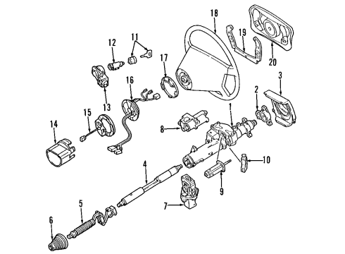 Lower Shaft Diagram for 210-460-24-09