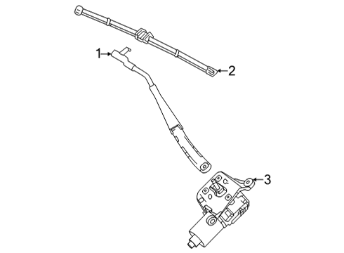 2021 Mercedes-Benz AMG GT Black Series Wipers Diagram 3