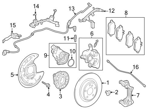 Brake Hose Diagram for 247-420-40-00