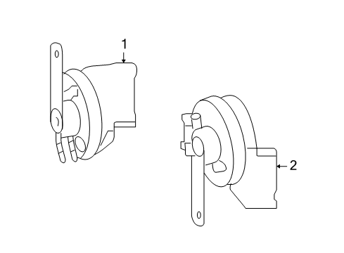 2009 Mercedes-Benz GL550 Horn Diagram