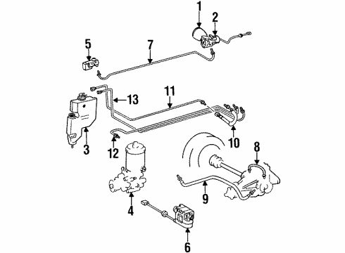 1996 Mercedes-Benz SL500 Auto Lock Differential Diagram