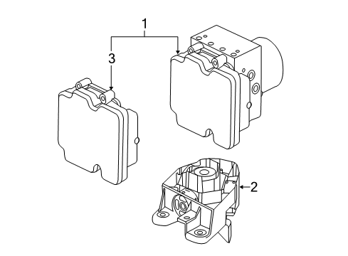 2020 Mercedes-Benz S560 Anti-Lock Brakes Diagram 1