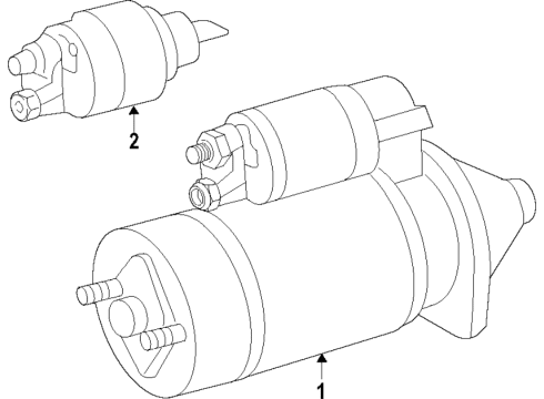 2018 Mercedes-Benz GLE350 Starter, Charging Diagram