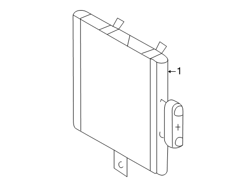 2003 Mercedes-Benz SL55 AMG Oil Cooler Diagram 1