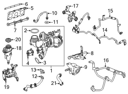 2015 Mercedes-Benz SL400 Turbocharger