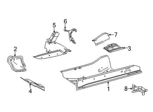 Bracket Nut Diagram for 000-990-89-08