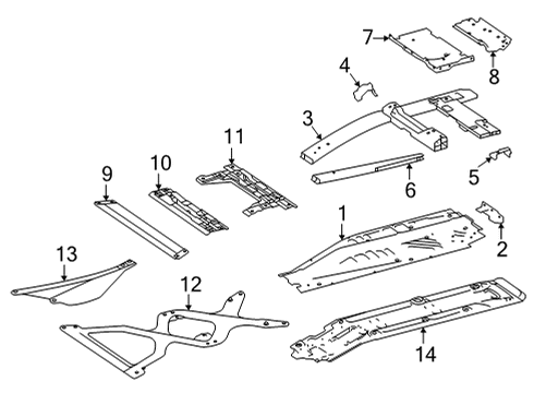 Center Reinforcement Diagram for 190-631-17-00