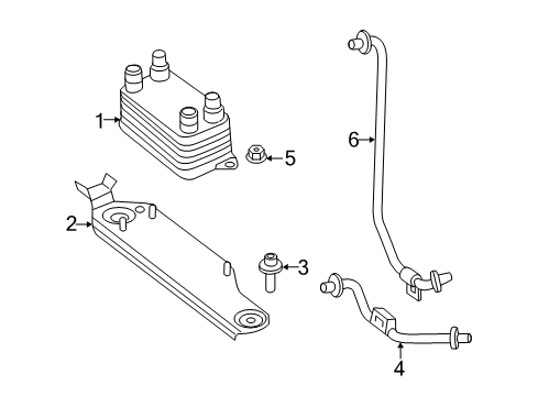 2012 Mercedes-Benz C250 Trans Oil Cooler