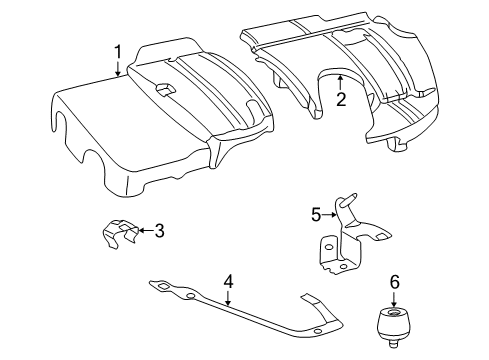 2002 Mercedes-Benz SLK230 Engine Appearance Cover