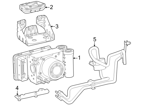 2023 Mercedes-Benz EQE 500 Ride Control - Rear Diagram