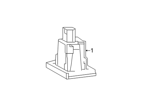 2023 Mercedes-Benz GLE580 License Lamps Diagram