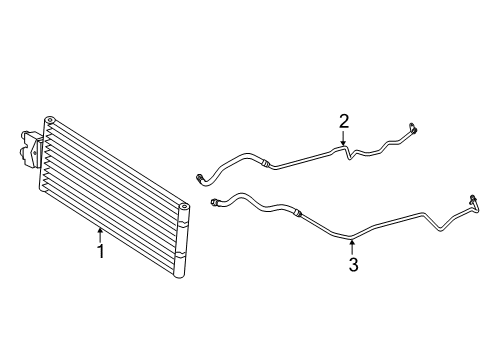 2020 Mercedes-Benz SLC43 AMG Trans Oil Cooler Diagram