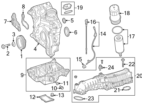 2017 Mercedes-Benz GLC43 AMG Intake Manifold Diagram 1