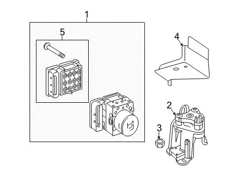 2016 Mercedes-Benz CLS63 AMG S Anti-Lock Brakes Diagram 1