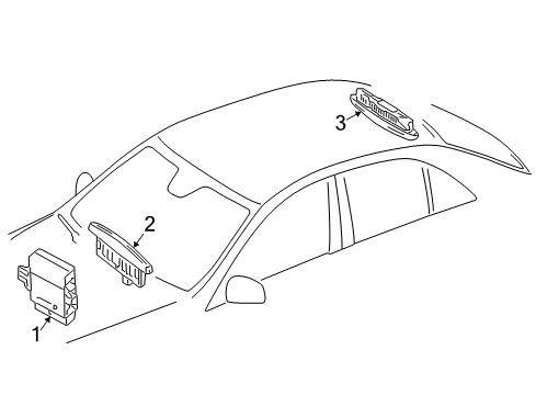 2014 Mercedes-Benz C63 AMG Electrical Components Diagram 3