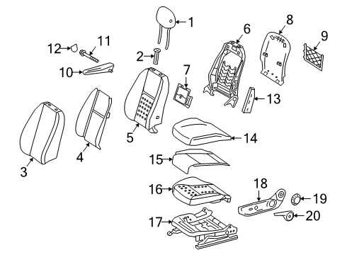 2019 Mercedes-Benz Sprinter 3500XD Power Seats Diagram 2