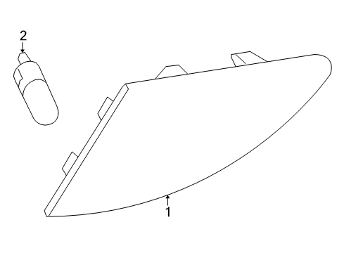 2006 Mercedes-Benz R500 Bulbs Diagram 1